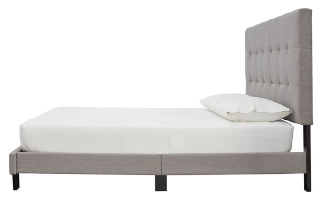 Signature Design by Ashley® Adelloni Gray Queen Upholstered Bed 2