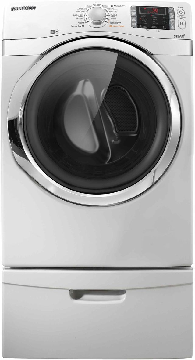 Samsung 7.5 Cu. Ft. Neat White Electric Dryer 1