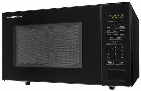 Sharp® Carousel® 1.1 Cu. Ft. Black Countertop Microwave Oven 4
