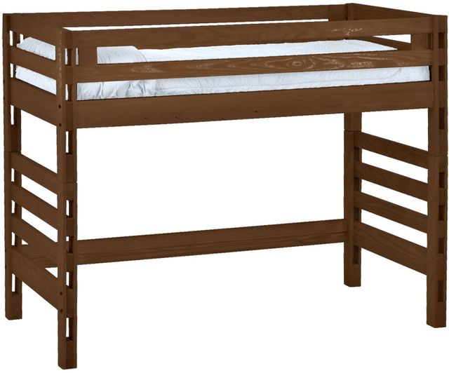 Crate Designs™ Graphite Full Ladder End Loft Bed 4