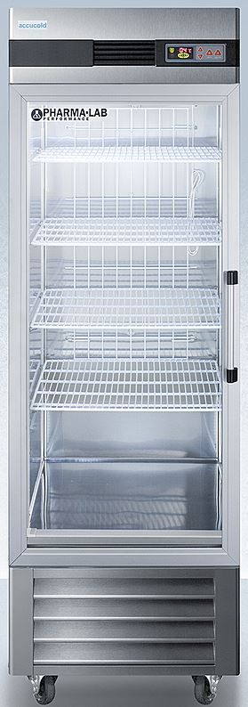 Accucold® Pharma-Lab Performance Series 23.0 Cu. Ft. Stainless Steel Frame Upright Pharmacy Refrigerator