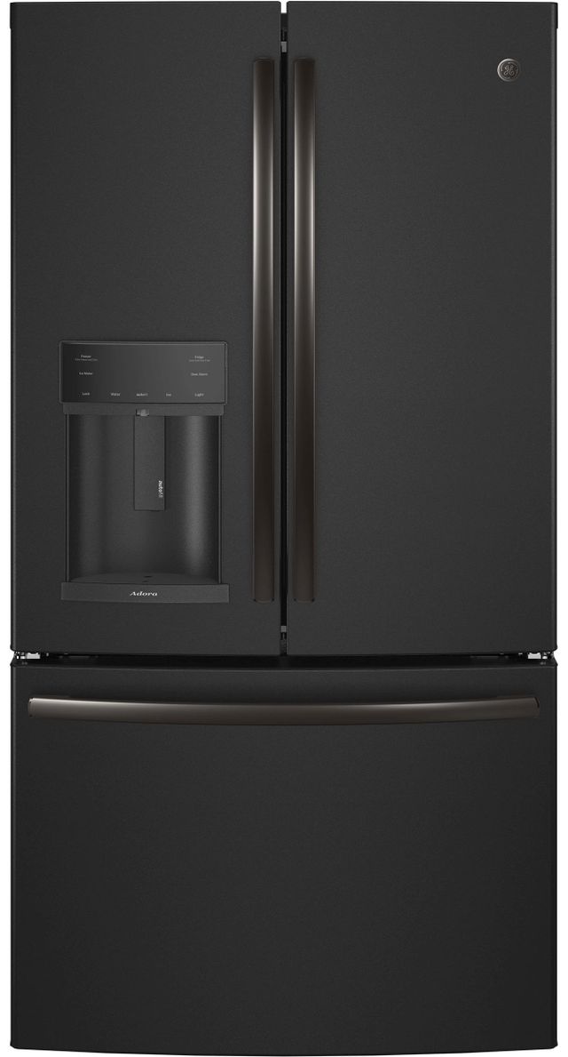 GE ® Adora Series 27.7 Cu. Ft. French Door Refrigerator-Black Slate