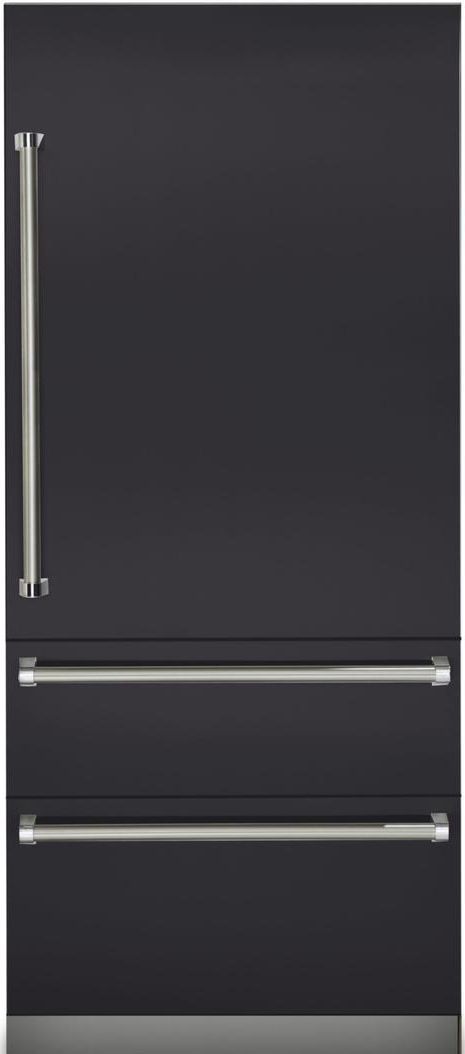 Viking® Professional 7 Series 20 Cu. Ft. Fully Integrated Bottom Freezer Refrigerator-Graphite Gray