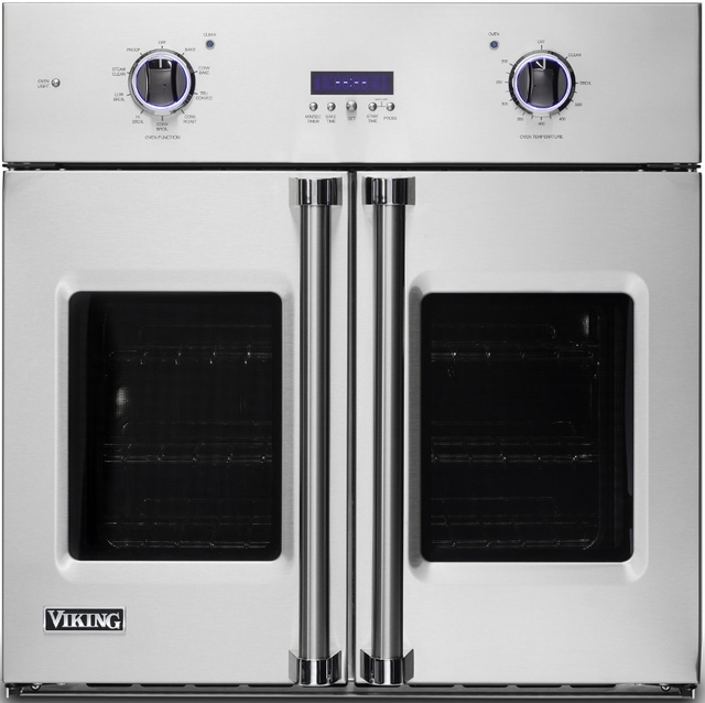 Viking® Professional 7 Series 30" Stainless Steel Electric Built In Single French Door Oven 0