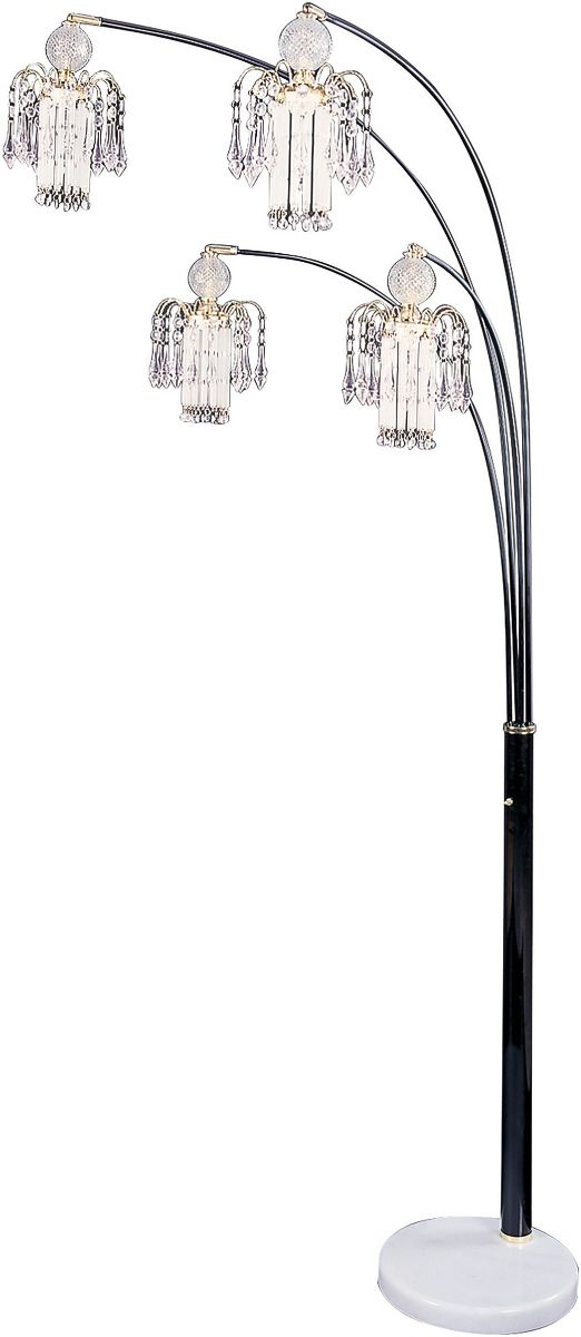 Coaster® Maisel Black Floor Lamp With 4 Staggered Shades-0