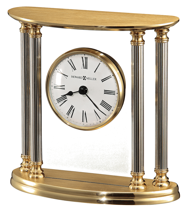 Howard Miller® New Orleans Brass Table Clock