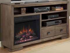 Progressive Furniture Mulholland 60 Inch Console/Fireplace