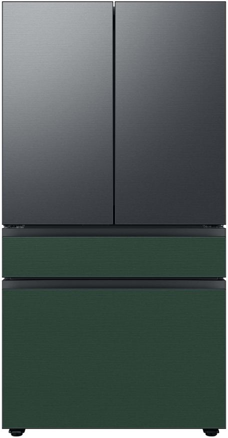 Samsung Bespoke 18" Matte Black Steel French Door Refrigerator Top Panel 5