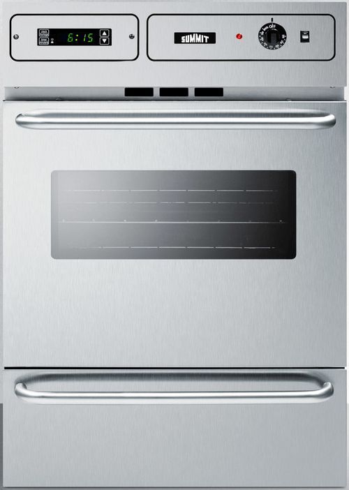 Summit® 24" Stainless Steel Built In Electric Single Wall Oven