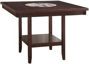 Crown Mark Fulton Brown Counter Height Dining Table