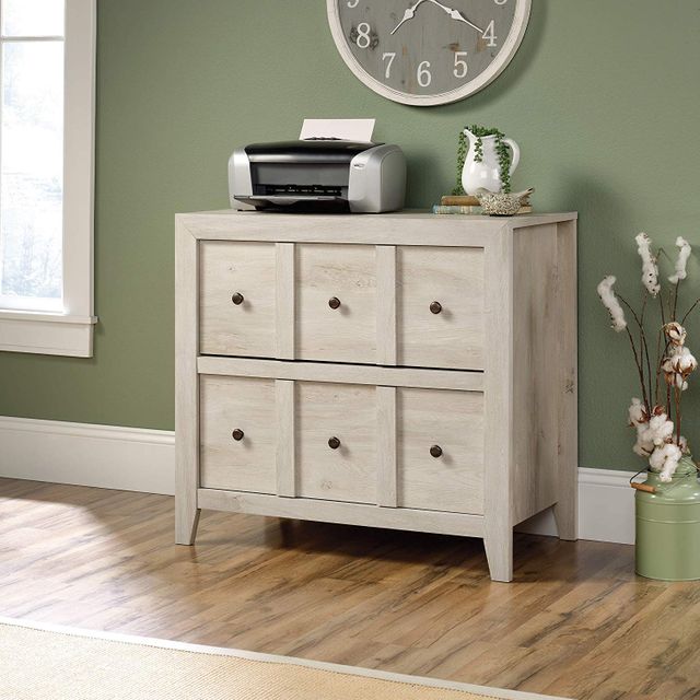 Sauder® Dakota Pass® Chalked Chestnut® Console with File Big Sandy Superstore Furniture