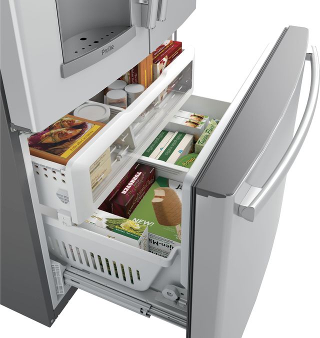 GE Profile™ 27.8 Cu. Ft. Stainless Steel French Door Refrigerator 4