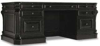 Hooker® Furniture Telluride Black 76" Executive Desk