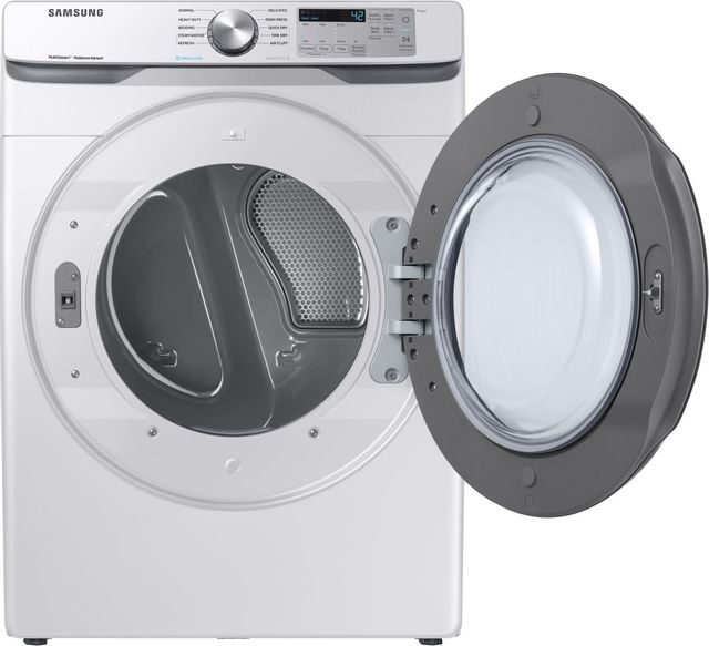 Samsung 7.5 Cu. Ft. White Front Load Gas Dryer 1