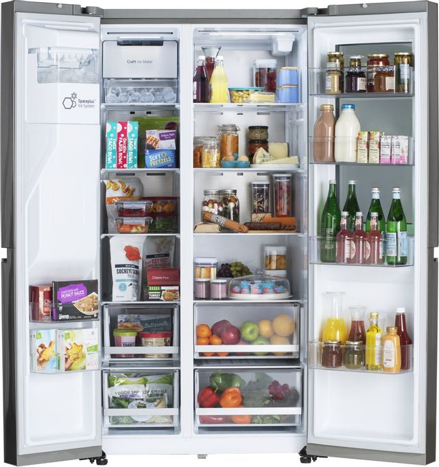 LG 23 Cu. Ft. Stainless Steel Side-by-Side Refrigerator 2