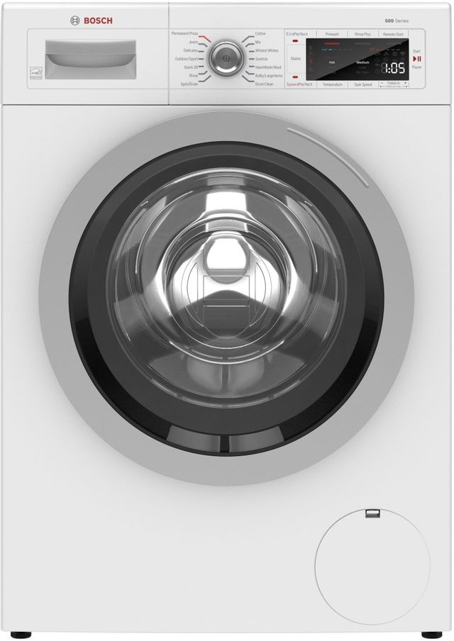 Bosch® 500 Series 2.2 Cu. Ft. White Compact Front Load Washer-0