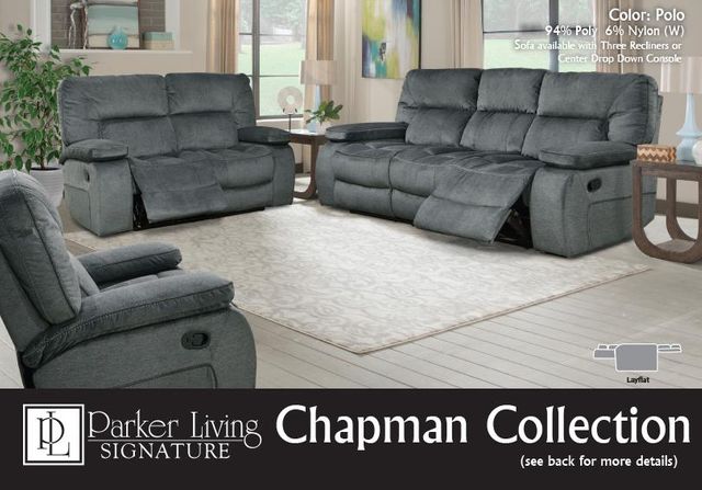 Parker House® Chapman Polo Manual Triple Reclining Sofa-3