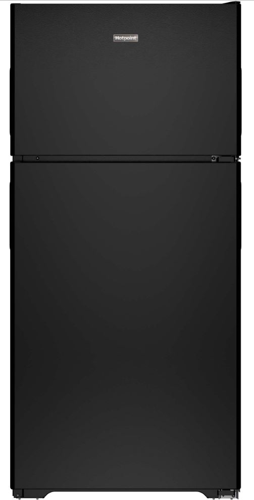 Hotpoint® 14.58 Cu. Ft. Top Freezer Refrigerator-Black