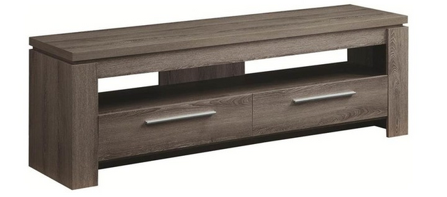 Coaster® Weathered Brown Entertainment TV Console 0