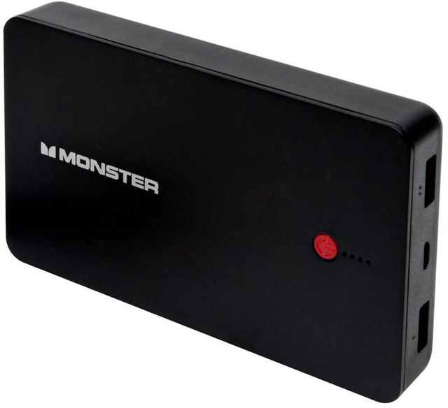 Monster® 12250mAh Power Bank-Black 1