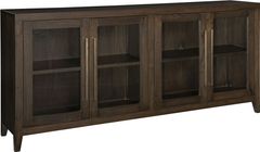 Signature Design by Ashley® Balintmore Dark Brown 4 Doors Accent Cabinet