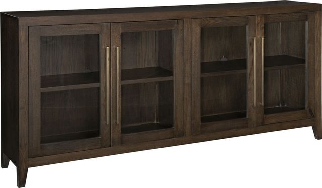 Signature Design by Ashley® Balintmore Dark Brown 4 Doors Accent Cabinet-0