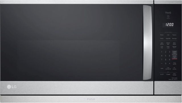LG 2.1 Cu. Ft. PrintProof™ Stainless Steel Over The Range Microwave-0