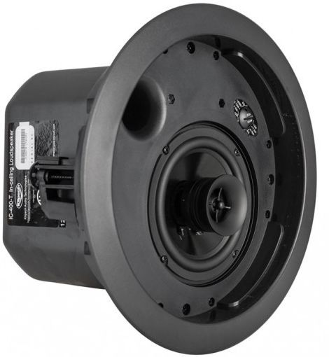 Klipsch® Professional 5" Black In-Ceiling Speaker-IC-400-T-BLACK