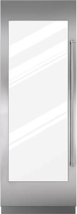 Sub-Zero® 30" Integrated Stainless Steel Wine Storage Door Panel with Pro Handle