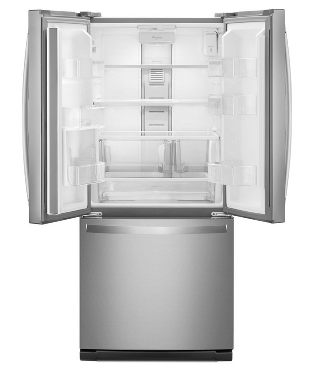 Réfrigérateur à portes françaises de 19,7 pi³ - Acier inox PrintShield, Eau et Glace, 201371 1