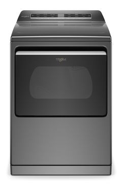 Whirlpool® 7.4 Cu. Ft. Chrome Shadow Front Load Gas Dryer-WGD7120HC
