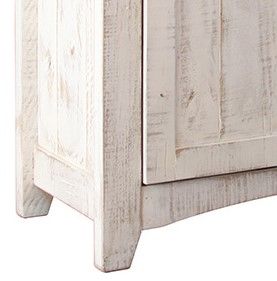 Pueblo Small Drawer Chest (White) IFD Furniture