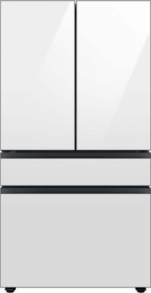 Samsung Bespoke 36 In. 22.9 Cu. Ft. White Glass French Door Refrigerator