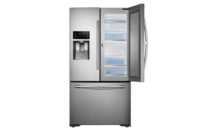 Samsung 23.0 Cu. Ft. Counter Depth French Door Refrigerator-Stainless Steel 4