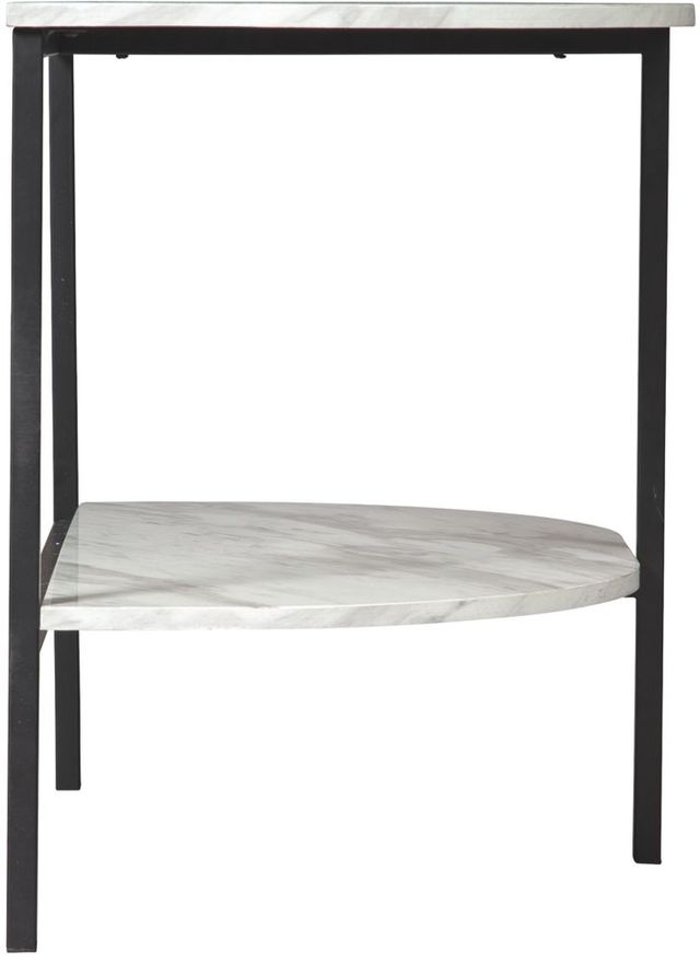 Signature Design by Ashley® Donnesta White Chairside End Table 1