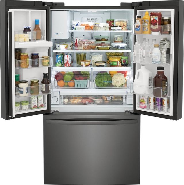 Frigidaire® 27.8 Cu. Ft. Black Stainless Steel French Door Refrigerator 2