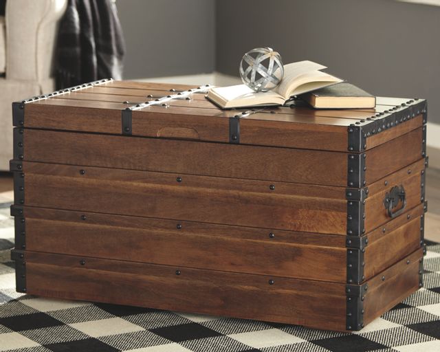 Signature Design by Ashley® Kettleby Brown Storage Trunk 5