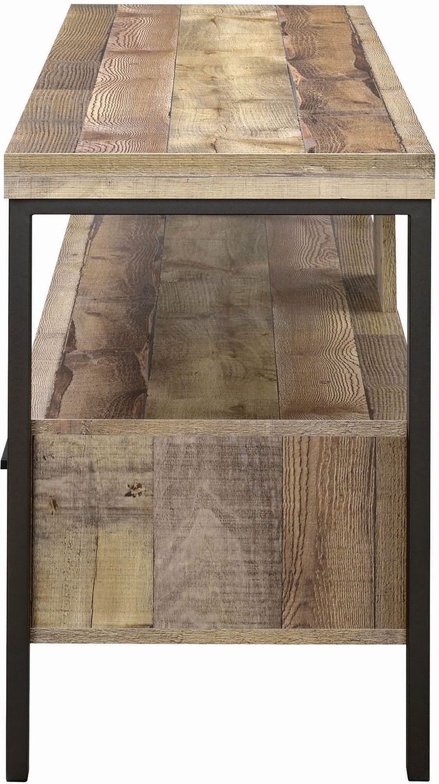 Coaster® Rustic Weathered Pine 60" TV Console 3