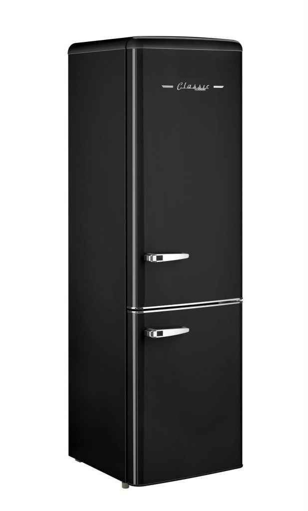 Unique® Appliances Classic Retro 9.0 Cu. Ft. Midnight Black Counter Depth Freestanding Bottom Freezer Refrigerator 5