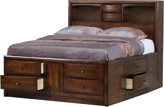 Coaster® Hillary and Scottsdale Warm Brown Queen Bed