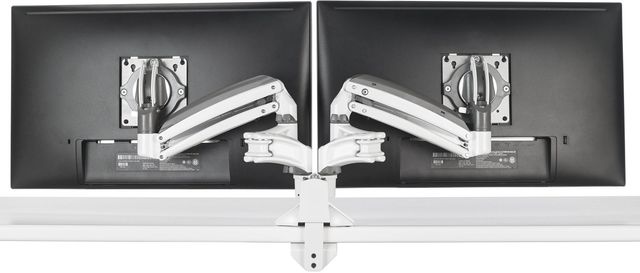 Chief® Kontour™ KX Series Silver Low-Profile Dual Monitor Arm Desk Mount 4