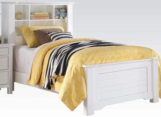 ACME Furniture Mallowsea White Twin Panel Bed