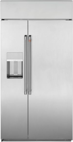 Café™ 24.5 Cu. Ft. Stainless Steel Smart Built In Side-by-Side Refrigerator