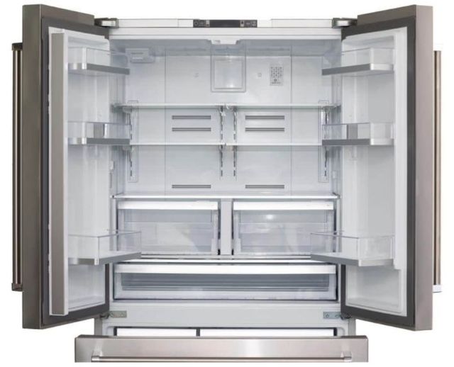 BlueStar® 19.9 Cu. Ft. Stainless Steel Counter Depth French Door Refrigerator-2