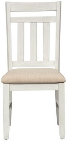 Liberty Summerville Soft White Wash Slat Back Side Chair | Colder's ...