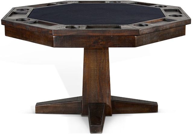 Sunny Designs Homestead Tobacco Leaf Game and Dining Table-1