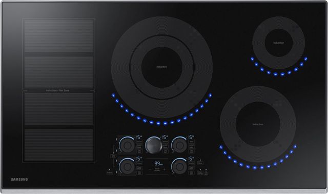 Samsung 36" Stainless Steel Induction Cooktop-0