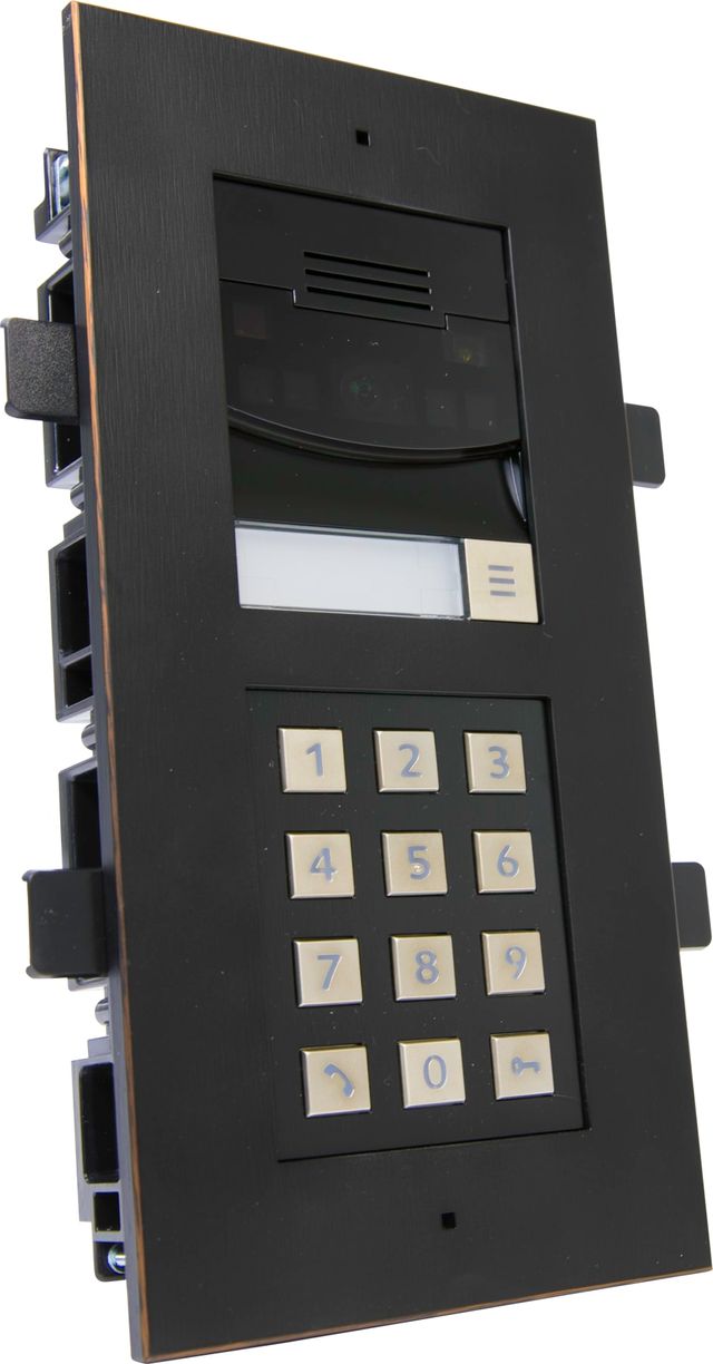 Control4® DS2 Venetian Bronze Keypad Flush Mount Door Station 1