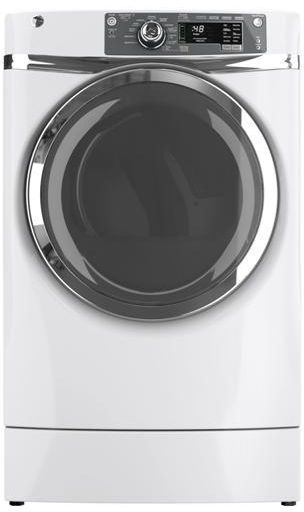 GE® RightHeight™ Design Front Load Electric Dryer-White