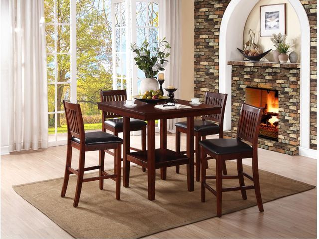 Homelegance® Galena 5 Piece Counter Height Table Set 2